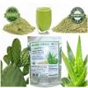 Aloe Vera & Nopal Cactus Pure 100% Organic Vegan Dried Powder Digestive System Health Bag 1/2 Lb. ALKAVITA, Green view 3