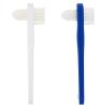 Ciieeo Dual Head Denture Toothbrush with Large Multi-Tufted and Small Angle Trimmed Bristles Manual False Teeth Cleaner for Denture Care and Fresher Breath 2-Pack view 1