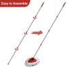 GRAREND 4-Section Spin Mop Replacement Handle, Mop Handle Compatible with Ocedar Spin Mop, 2.5-to-5 Foot Easy Cleaning Floor Mop Stick for Floor Cleaning (Germany Screw) view 3