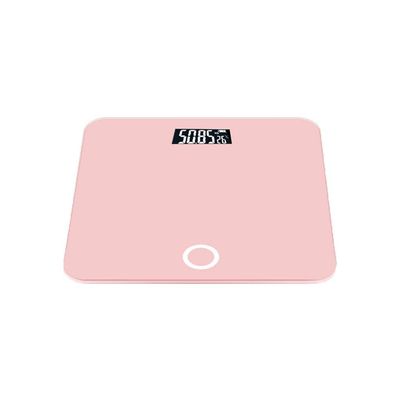 YYDS Weighing Scale Bathroom Scales Weighing Scales Household Healthy Body Scales Precision Adult Weight Scales Bathroom Scales (Color : Pink)