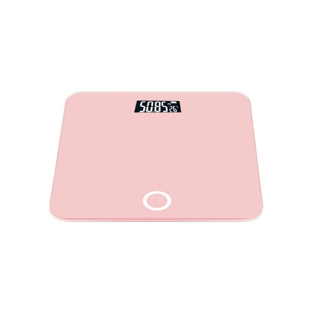 YYDS Weighing Scale Bathroom Scales Weighing Scales Household Healthy Body Scales Precision Adult Weight Scales Bathroom Scales (Color : Pink)