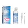 Dental Repair Denture Repair Beads,Tweezers,Dental Pick,Dental Tools for Fixing Filling Missing Broken Tooth Moldable Fake Teeth view 1