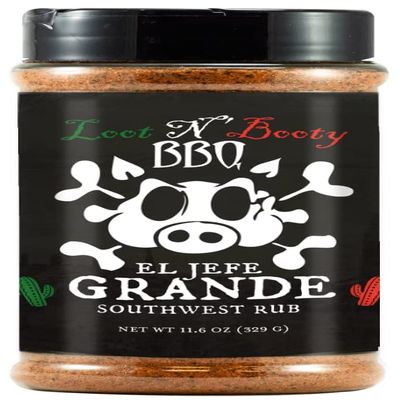Loot N Booty Loor N' El Jefe Grande Southwest Blend Rub - 11.6 oz.