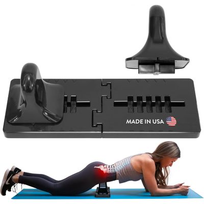 Thrival Bullseye - Precision Psoas Muscle Release Tool for Hip Flexor, Back, Hamstring, Glute, Iliacus, and Neck Pain - Deep Tissue, Trigger Point, and Myofascial Release - Carbon Black