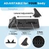 Thrival Wave - Fully Adjustable Psoas Muscle Release Tool for QL, Hip Flexor, Back, Hamstring, Glute, Iliacus, and Neck Pain - Trigger Point and Myofascial Release Tool - Carbon Black view 4
