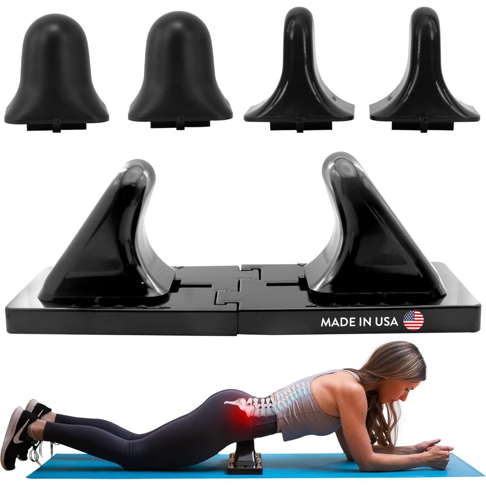 Thrival Deep Tissue Pro - Fully Adjustable Psoas Muscle Release Tool for Hip Flexor, Back, Glute, Iliacus, and Neck Pain - Trigger Point and Myofascial Release Tool  Carbon Black