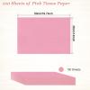 100 Sheets Pink Tissue Paper Artdly 14 x 20 Inches Pink Wrapping Paper Bulk for Weddings Birthday DIY Project Christmas view 4