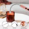 RAYONNER USB Rechargeable Electric Candle Lighter, Black & Rose Gold view 3