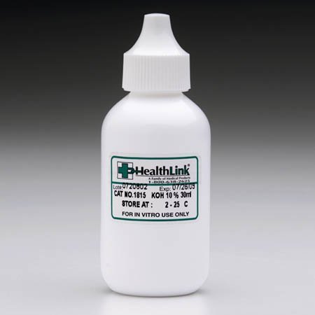 4 Set Healthlink 72956 Potassium Hydroxide KOH 30ml 10% (Each)