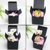 PQZKLDP 24 Pack 4x4x4 Inch Black Solid Kraft Gift Box with Lid, Twine, Stickers - Perfect for Birthday, Wedding, Anniversary, Baby Shower Party Favors view 4