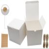 PQZKLDP 15 Pcs Gift Boxes with lids White 6x6x6 Inch Small gift packing Square Boxes Perfect for Party, Wedding, Christmas, Holidays, Birthdays and Small Presents view 2