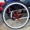 24Inch/22Inch Rear Wheel Sports Wheelchair Cover, Wheelchair Push Rim Covers, Non-Slip Wear-Resistant/Hand Push Cover,White,24in view 1
