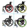 22/24-Inch Rear Wheel Sports Wheelchair Cover, Wheelchair Push Rim Covers, 1 Pair Silicone Hand Push Cover, Wear-Resistant Improve Grip view 4