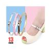 Womens Detachable Shoe Straps with Buckle High Heels Anti Slip Shoe Strings Ankle Shoelace Replacement Accessories (Color : Green, Size : 28.5cm) view 2