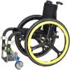 24-Inch Wheelchair Push Rim Covers, Non-Slip Wear-Resistant Hand Push Cover, Rear Wheel Sports Wheelchair Cover, Improve Grip and Traction,F,24inch view 1
