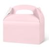DjinnGlory 36 Pack Pink Party Favor Treat Boxes with Handle for Baby Shower, Birthday, Bridal Shower, Wedding All Occasion, Small Gable Boxes for Small Business 6.18 x 3.58 x 3.38 Inches view 1