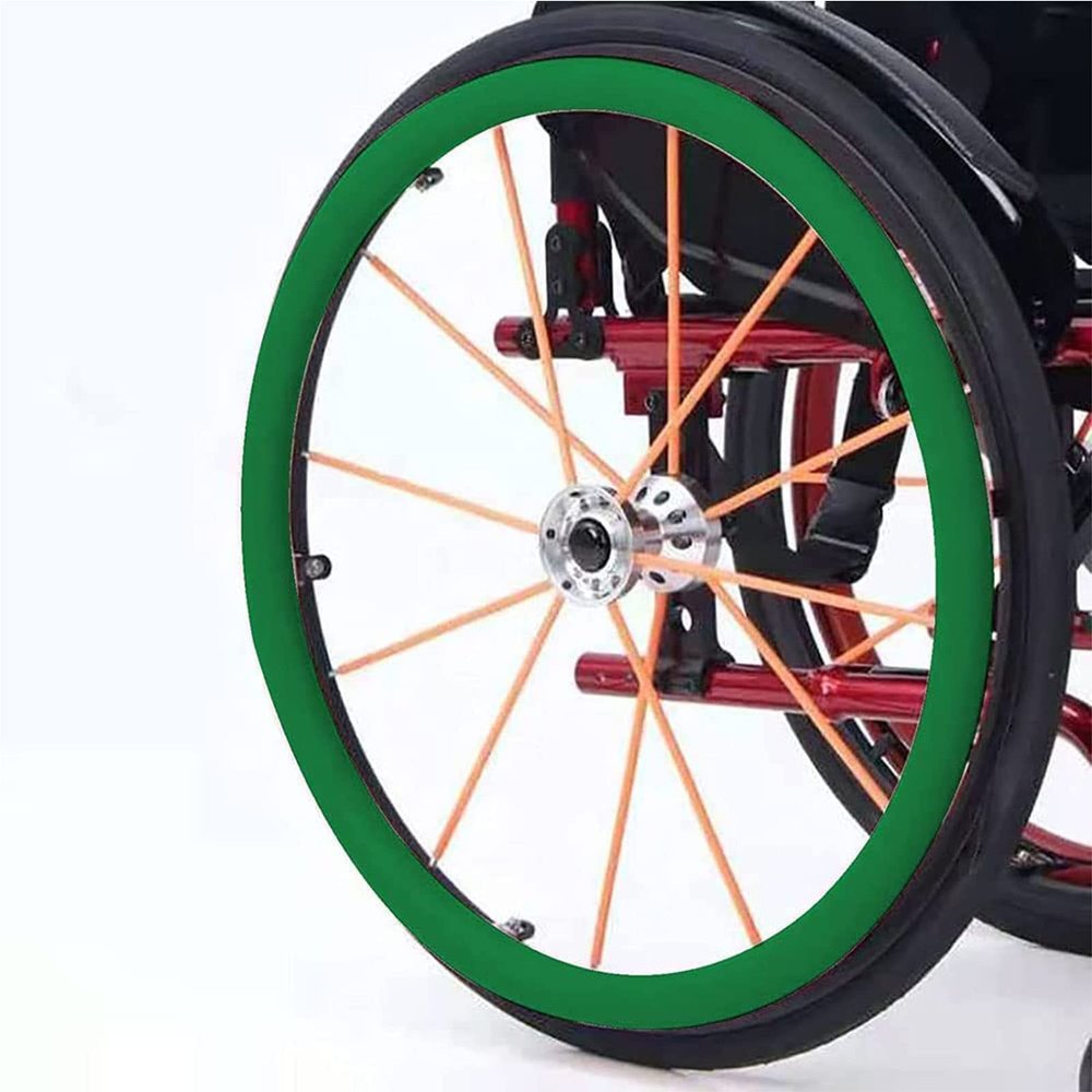 24Inch/22Inch Wheelchair Rear Wheel Cover Protective Sleeve Wheelchair Push Rim Covers Wheelchair Rear Wheel,C,24 inches