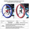24Inch/22Inch Wheelchair Rear Wheel Cover Protective Sleeve Wheelchair Push Rim Covers Wheelchair Rear Wheel,C,24 inches view 2