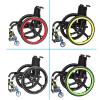 24Inch/22Inch Wheelchair Rear Wheel Cover Protective Sleeve Wheelchair Push Rim Covers Wheelchair Rear Wheel,C,24 inches view 3