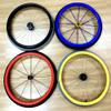 22/24-Inch, 1Pair Wheelchair Push Rim Covers, Silicone Hand Push Cover, Rear Wheel Sports Wheelchair Cover, Improve Grip and Traction view 2