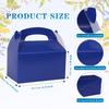DjinnGlory 36 Pack Small Navy Party Favor Treat Boxes, Blue Paper Gable Boxes for Baby Shower, Birthday, Wedding, Graduation Party 6.18 x 3.58 x 3.38 Inches (Navy) view 2
