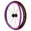 1 Pair Non-Slip Wear-Resistant Wheelchair Sports Cover, Wheelchair Push Rim Covers, 22/24-Inch Rear, Non-Slip Wear-Resistant Hand Push Cover,Purple,22in view 1