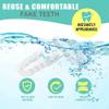 1Set Dentures Veneers Tooth,Dental Care Kits for Anti Molar Orthodontic Cosmetic Teeth,Smile Snap Tooth.(White,1Top+ 1Bottom+2Adhesives+1Tweezers+1Heart-Shaped Storage Box view 4