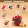 SumDirect 200PCS 6x9 Inches Organza Gift Bags with Drawstring-White view 4