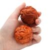 1.6 Inch Baoding Ball Hand Carved Pixiu Zodiac Wooden Hand Exercise Tool (Chinese Zodiac (Yellow pear Wood)), 4.9*4.9cm view 2