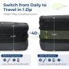AUVON Insulin Cooler Travel Case, Expandable Insulated Diabetic Bag with 2 * 180g Ice Packs for 10-12.5H Cooling Time, Portable Medication Cooler Bag for Insulin Pens & Blood Glucose Monitor Supplies view 3