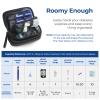 AUVON Insulin Cooler Travel Case, Expandable Insulated Diabetic Bag with 2 * 180g Ice Packs for 10-12.5H Cooling Time, Portable Medication Cooler Bag for Insulin Pens & Blood Glucose Monitor Supplies view 4