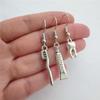 3pcs Tooth Earrings Set, Toothpaste and Toothbrush, Cute Teeth Jewelry, Mom view 3