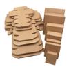 20Pcs Brown Kraft Paper Gift Boxes Blank Handmade Soap Packing Box, Paper Candy Wedding Party Gift Packaging Boxes view 1