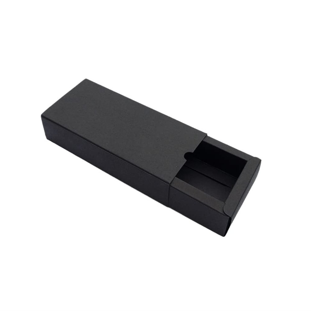 10Pcs / Brown Black And White Cardboard Gift Box Festival Party Small Box Jewelry Chocolate Candy Packaging Box