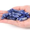 10 PCS Blue White Sodalite Crystals Wands Polished Stones Bulk Natural Healing Crystal Hexagonal Pointed Reiki Energy Balancing Meditation Therapy Chakra Wand Set Gift view 1