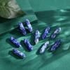 10 PCS Blue White Sodalite Crystals Wands Polished Stones Bulk Natural Healing Crystal Hexagonal Pointed Reiki Energy Balancing Meditation Therapy Chakra Wand Set Gift view 2