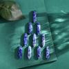 10 PCS Blue White Sodalite Crystals Wands Polished Stones Bulk Natural Healing Crystal Hexagonal Pointed Reiki Energy Balancing Meditation Therapy Chakra Wand Set Gift view 3