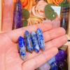 10 PCS Blue White Sodalite Crystals Wands Polished Stones Bulk Natural Healing Crystal Hexagonal Pointed Reiki Energy Balancing Meditation Therapy Chakra Wand Set Gift view 4