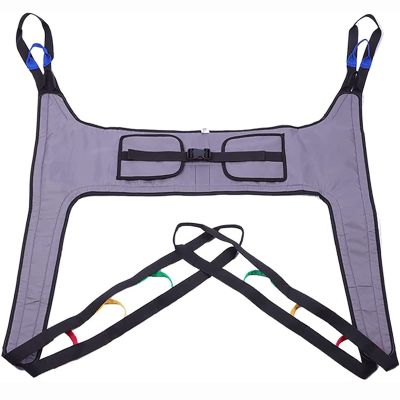 MOFOCO Patient Lift Sling, Harness Compatible Toilet Sling Sick Lifter, for Nursing, Caregivers, Elderly