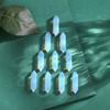 10 PCS White Opalite Healing Crystals Wands Polished Tumbled Stones Bulk Natural Hexagonal Pointed Stocking Stuffers Reiki Energy Balancing Meditation Therapy Chakra Wand Set view 2