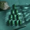 10 PCS Green Malachite Healing Crystals Wands Polished Tumbled Stones Bulk Natural Hexagonal Pointed Reiki Energy Balancing Meditation Therapy Chakra Wand Set Christmas Gift view 2