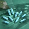 10 PCS Green Turquoise Healing Crystals Wands Polished Tumbled Stones Bulk Natural Hexagonal Pointed Reiki Energy Balancing Meditation Therapy Chakra Wand Set view 3