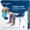 Bouncyband  Wiggle Seat  10 Pack  Blue, 13 D  Large Sensory Cushion for Kids Ages 6-18+  Promotes Active Learning, Improves Student Productivity, Includes Easy-Inflation Pump view 1