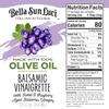 Bella Sun Luci Italian Kitchen Balsamic Vinaigrette, 12 Fl Oz Glass Bottle, with 100% Extra Virgin Olive Oil, Artisan Gourmet Salad Dressing & Marinade, Rich & Balanced Flavor, No Seed Oils, Gluten-Free, California Made view 2