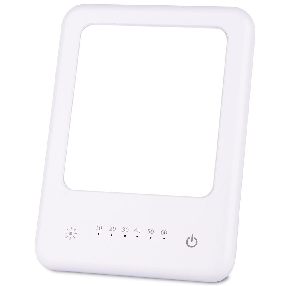 TheraLite Glow Bright Light Therapy Lamp - 10,000 LUX LED Lamp - Sun Lamp Mood Light to Fight Low Energy and Sunlight Deprivation, White Light Box Therapy