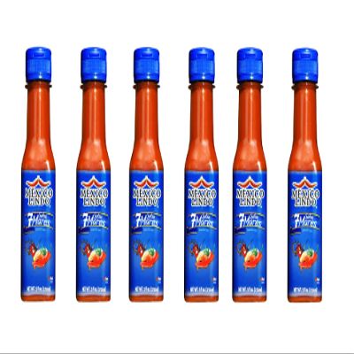 Mexico Lindo 7 mares Salsa Medium Heat 6 Bottles 5 fl.oz (150ml)