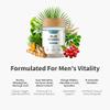 Snap Supplements Men's Multivitamins - Daily Vitamins & Minerals for Men - Vitamin D, B12, Zinc, Herbs & Vitamin C for Energy & Immune Support, Multivitamin for Men, 60 Capsules view 3