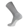 3-12 Pairs Women Non-Skid Diabetic Cotton Crew Circulatory Socks with Non Binding Top (6 Pack, Gray) view 2