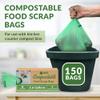 Reli. Compost Bags 2.6 Gallon (150 Count) | ASTM D6400 | Compostable Trash Bags for Food Scraps | Small Composting Liners for Kitchen CompostBin/Countertop Bin | Green, Eco for Food Waste, 2.6 Gal view 2