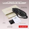 SUNDAYSILKS 3D Contoured Silk Sleep Mask | Padded Silk Eye Mask with Eye Cups for Lash Extensions | Blackout, Organic for Women & Men, Perfect for Travel, Slip-Free Deep Sleeping, Antifaz para Dormir view 3
